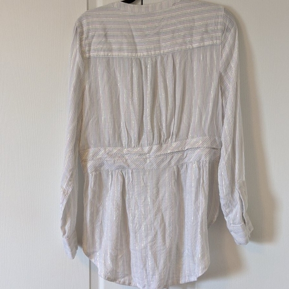 Rainbow metallic stripe Soho blouse - Picture 5 of 5